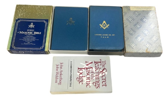 2- Masonic Bibles and Masonic Handbook