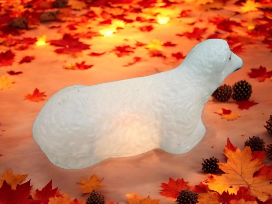 Sheep Blow-mold, working power cord, 18 inches long