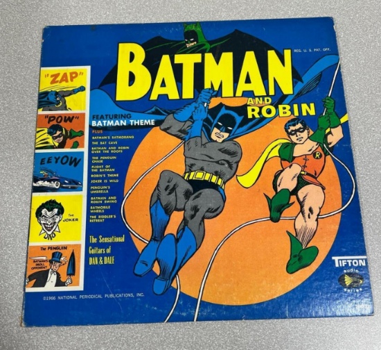 Batman and Robin LP 1966 featuring theme song and more