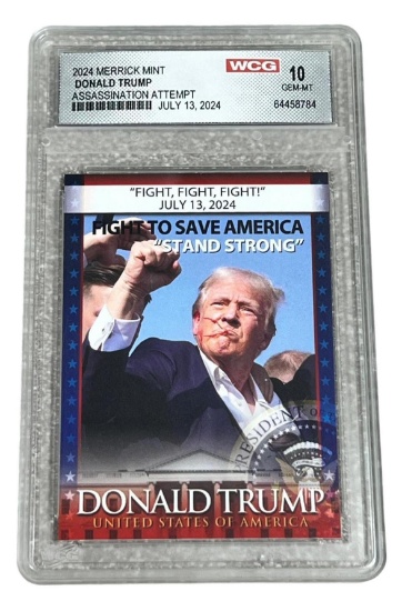 Donald Trump 2024 Merrick Mint GM MT 10