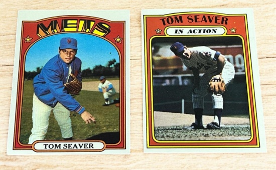 1972 Topps Tom Seaver and In Action #445 and 446