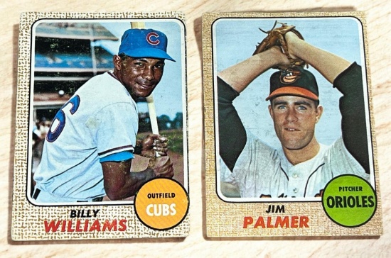 1968 Topps Jim Palmer and Billy Williams