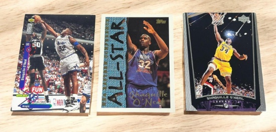 Shaquille O' Neal lot of 3 cards