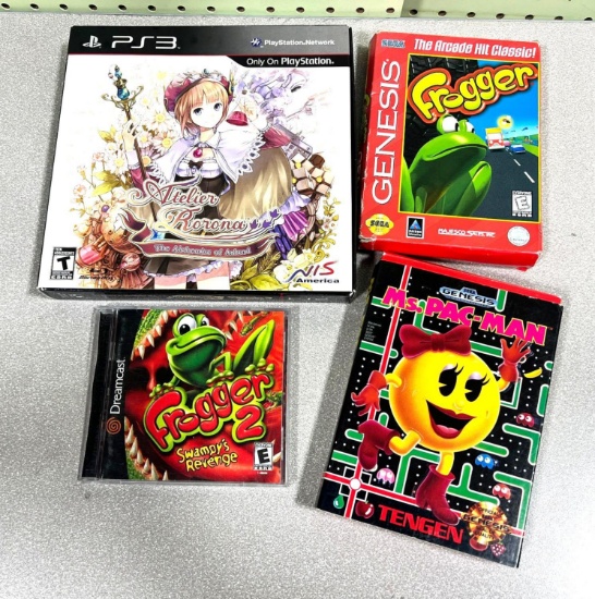 Video Game lot of 4 Sega, Dreamcast, PS3