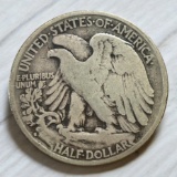1929-S US Walking Liberty Half Dollar, 90% Silver