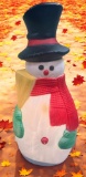 Snowman Blow-mold, 30 inches tall, working power cord
