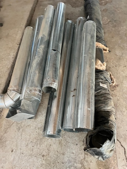 Duct work approx 60' unused, plus misc