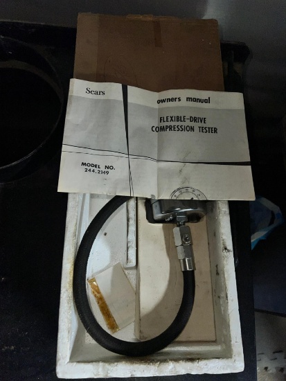 Sears Compression Tester Model 244-2149 in box