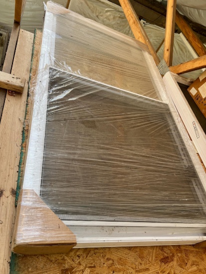 Replacement Window 36 1/4" x 65" w/ screen double hung white