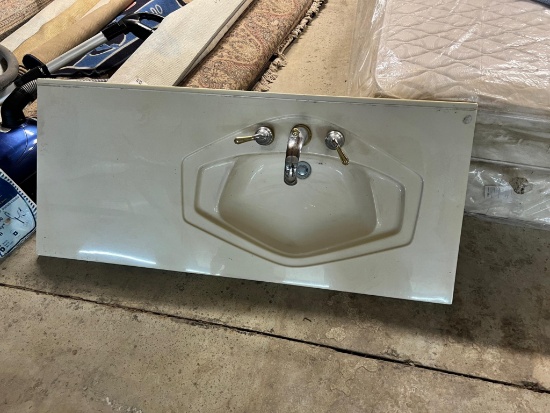 Vanity Top 51" used w/ Faucet