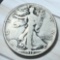 1918 US Walking Liberty Half Dollar, 90% Silver