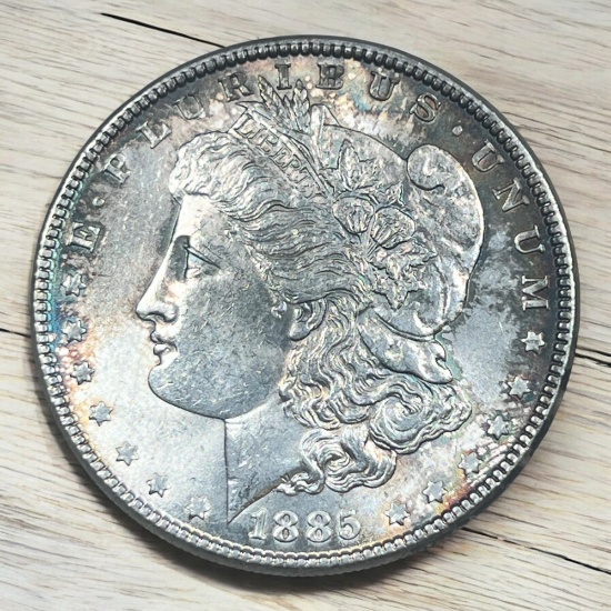 1885 Morgan Silver Dollar, 90% silver