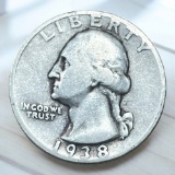 1938-S Washington Quarter, 90% silver