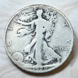 1929-D US Walking Liberty Half Dollar, 90% Silver