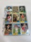 1961 Topps Baseball lot of 50 all #s are over #200 mostly crease free