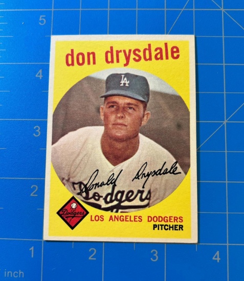 Don Drysdale  1959 Topps Baseball #387