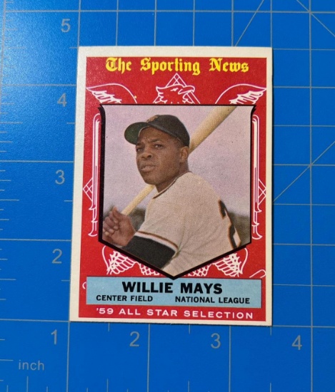 Willie Mays All - Star  1959 Topps Baseball #563