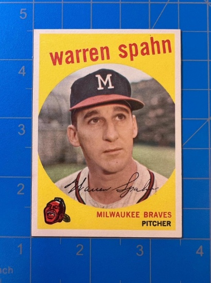 Warren Spahn  1959 Topps Baseball #40