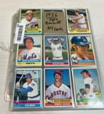 1978 Topps Baseball Cards 107 Cards