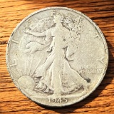 1945-S US Walking Liberty Half Dollar, 90% Silver