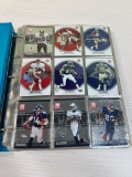 Football Card Notebook w/ 270 cards