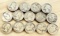 14- asst. date 90% Silver Washington Quarters