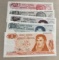 Argentina 5 Piece Peso Type Banknote Set, UNC