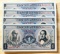 5- 1973 Columbia 1 Peso Banknotes, UNC w/ sequential serial numbers