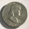 1957 Franklin Half Dollar, 90% Silver