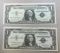 2- 1957 Silver Certificates, Better Quality