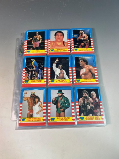 1987 Topps WWF Set Complete 1 - 75 Hart, Hulk, Andre the Giant. Great Set!