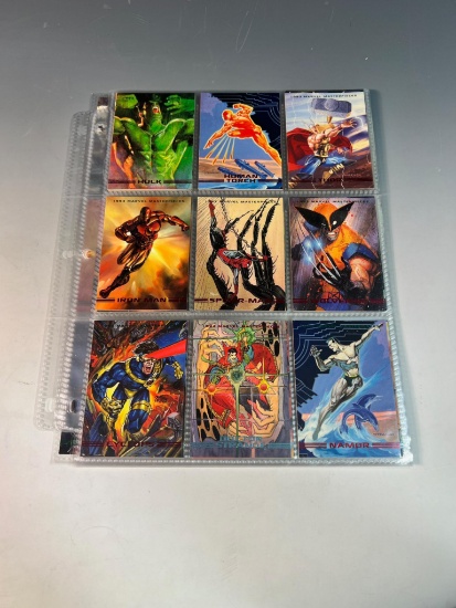 1993 Marvel Masterpieces Set 1 - 90 complete great set