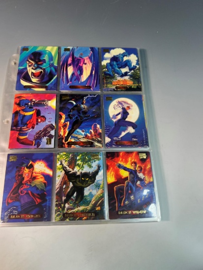 1994 Marvel Masterpieces complete set 1 - 140 Nice!