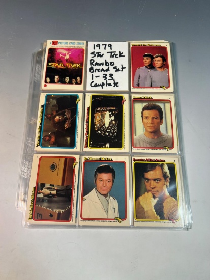 Star Trek 1979 Rainbo Bread Complete Set Rare, nice