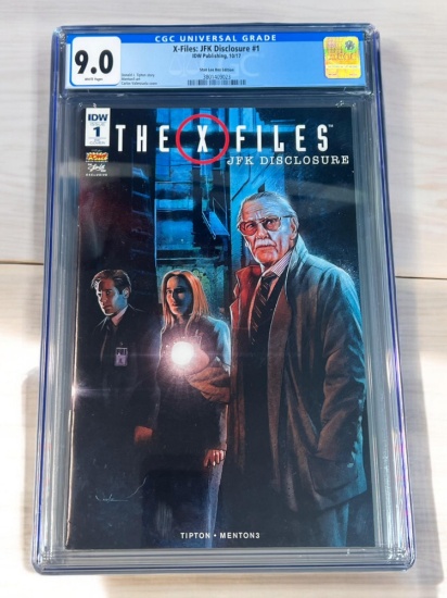 X - Files: JFK Disclosure #1 IDW Publishing CGC 9.0