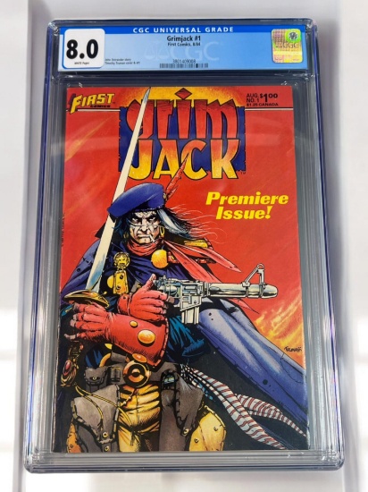 Grimjack #1 First Comics CGC 8.0