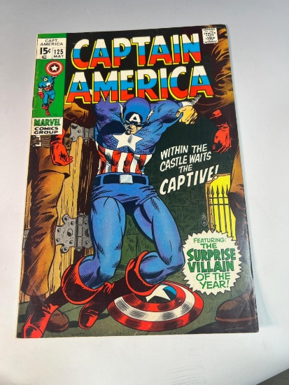 Captain America #125  Marvel Comics 15 cent