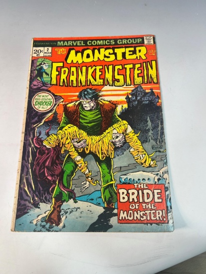 The Monster of Frankenstein #2  Marvel Comics 20 cents