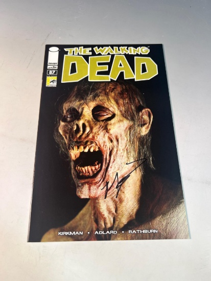 The Walking Dead 87 Image Comics signed by Robert Kirkman