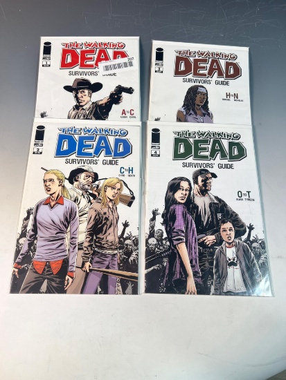 The Walking Dead Survivor's Guide  1 - 4, 4 books total