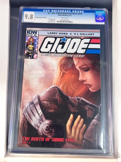 GI Joe : A Real American Hero #214 IDW Publishing CGC 9.8