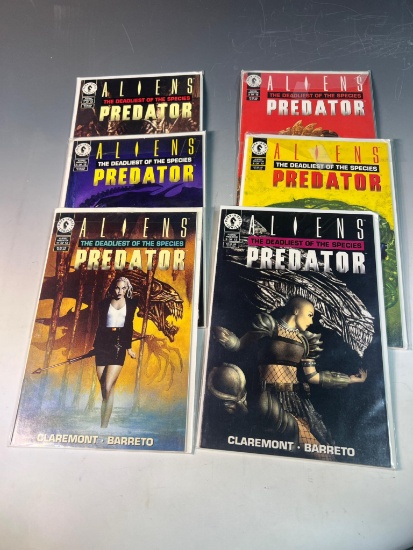 Aliens Vs. Predator The Deadliest of the Species Dark Horse Comics 1 to 12