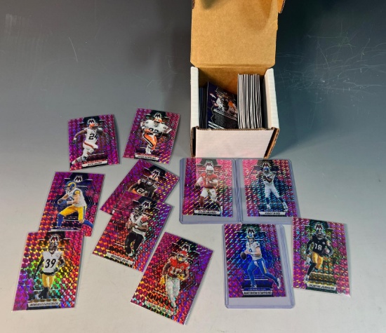 Football 2023 Prizm Mosaic Pink Parallel 60 tot including Murry, other stars +