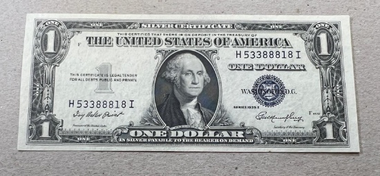 1935 E UNC $1.00 Silver Certificate
