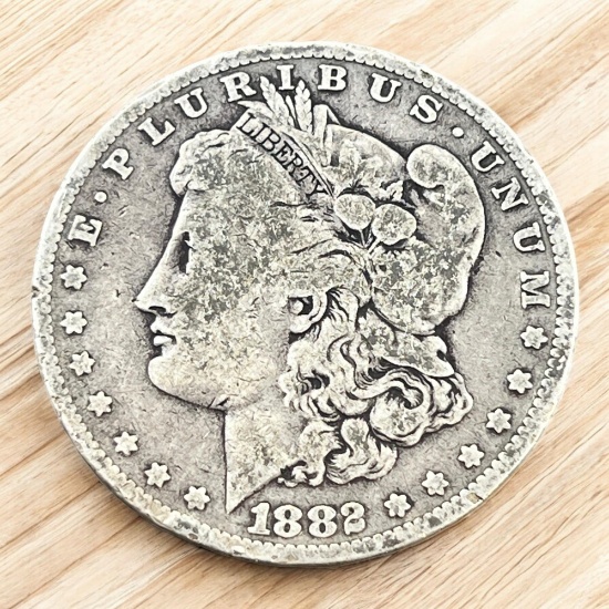 1882-O Morgan Silver Dollar