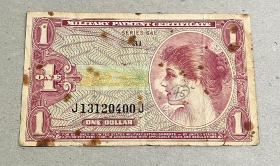 Series 641 One Dollar Military Payment Certificate