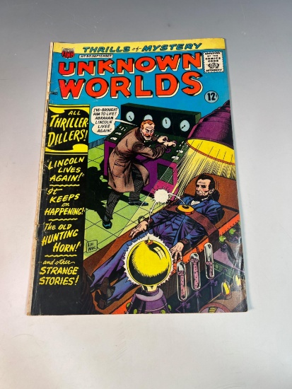 Unknown Worlds #50 ACG Comics 12 cent