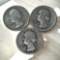 3- 90% Silver Washington Quarters, 1934, 1935, 1936, sells times the money