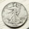 1941-S US Walking Liberty Half Dollar, 90% Silver