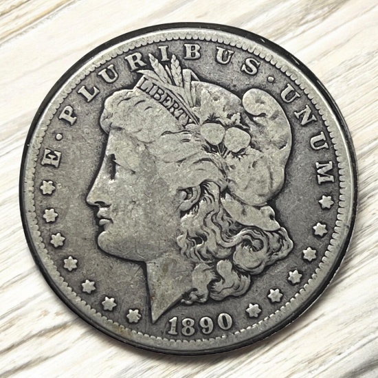 KEY DATE 1890-CC (Carson City) Morgan Silver Dollar